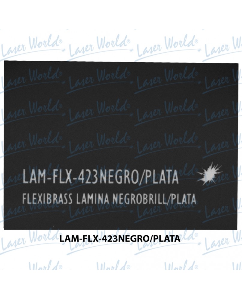 LAM-FLX-423NEGRO-PLATA
